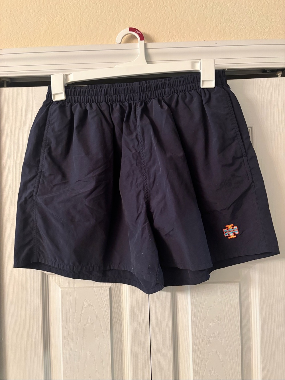 Tory Burch Navy Athletic Shorts